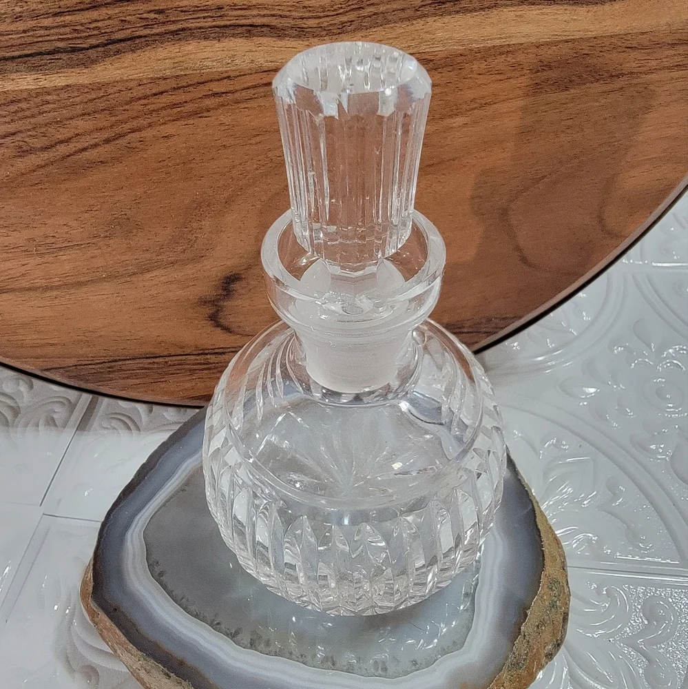 Waterford Crystal Vintage Perfume Bottle With Stopper - Picture 6 of 11